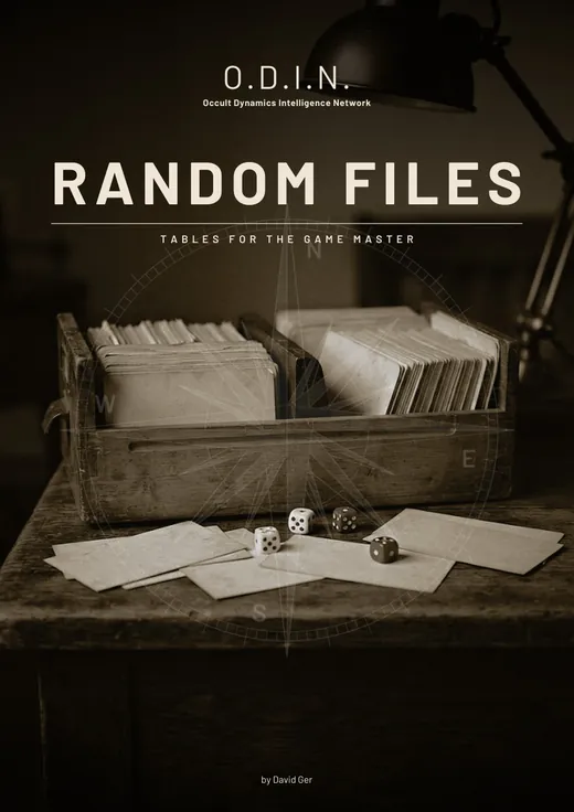 Cover of Random Files: Tables for the Game Master