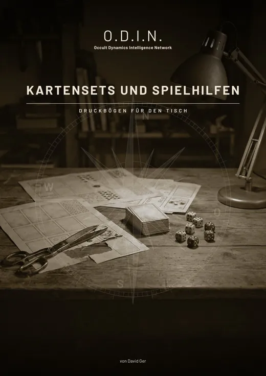 Titelbild Kartensets und Spielhilfen: Druckbögen für den Tisch