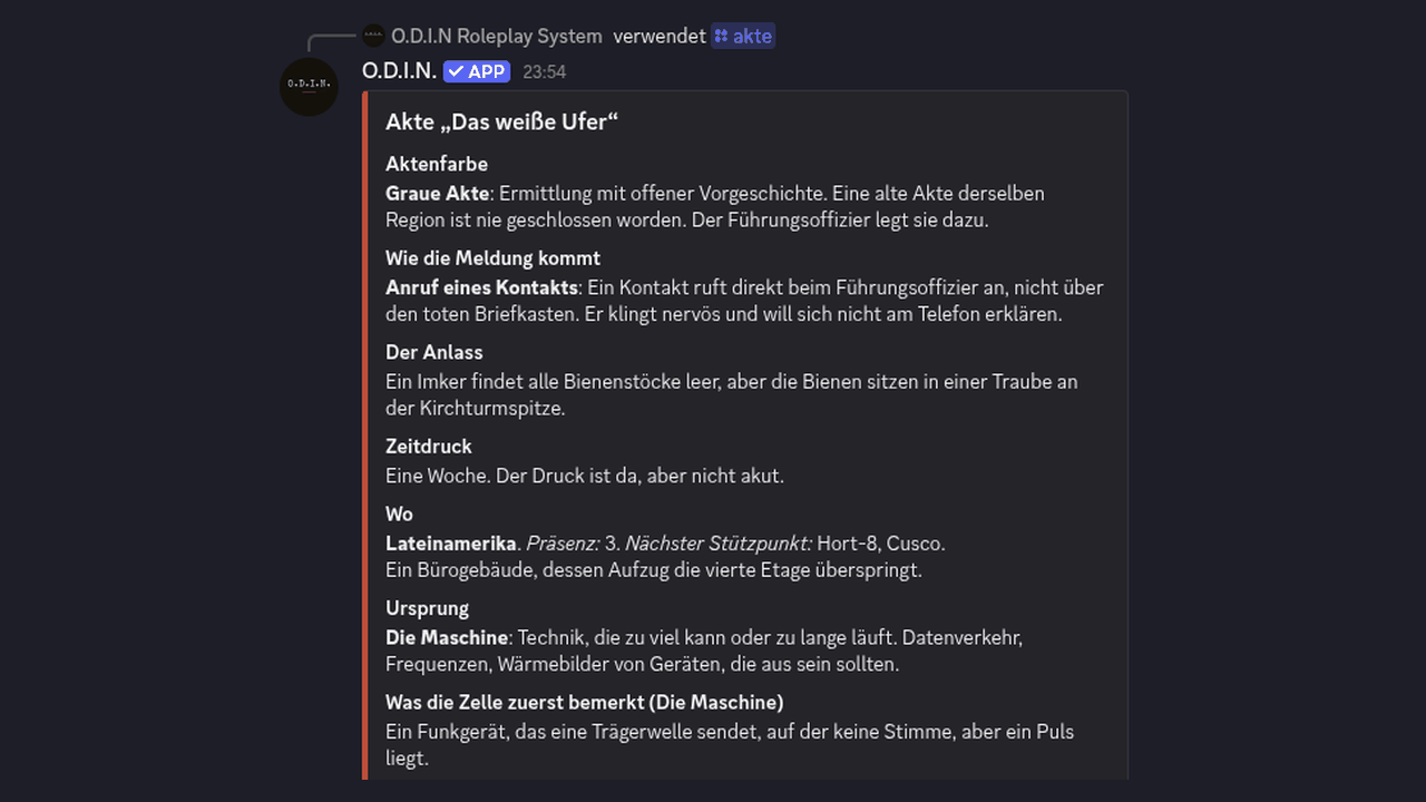 /akte: die Akte sieht nur die Spielleitung