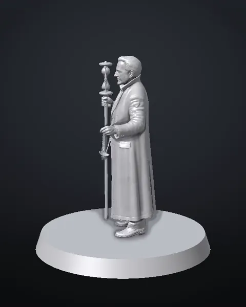 Rundumansicht: Chronomancer, Männlich