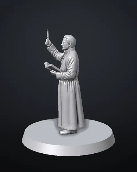 360° view: Thaumaturgist, Male