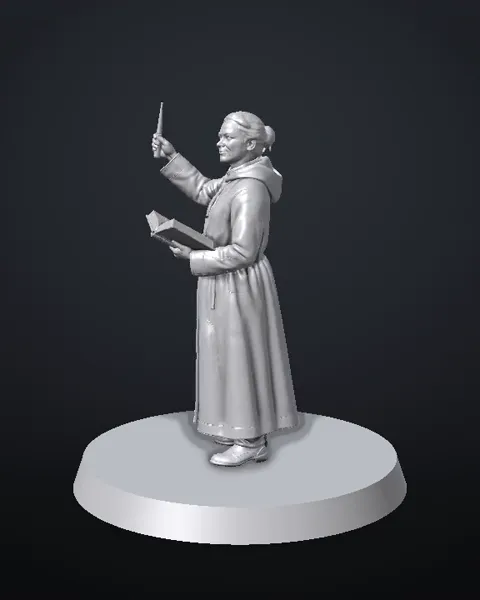 360° view: Thaumaturgist, Female